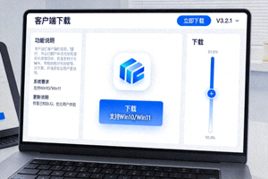 电脑端客户端下载界面展示图